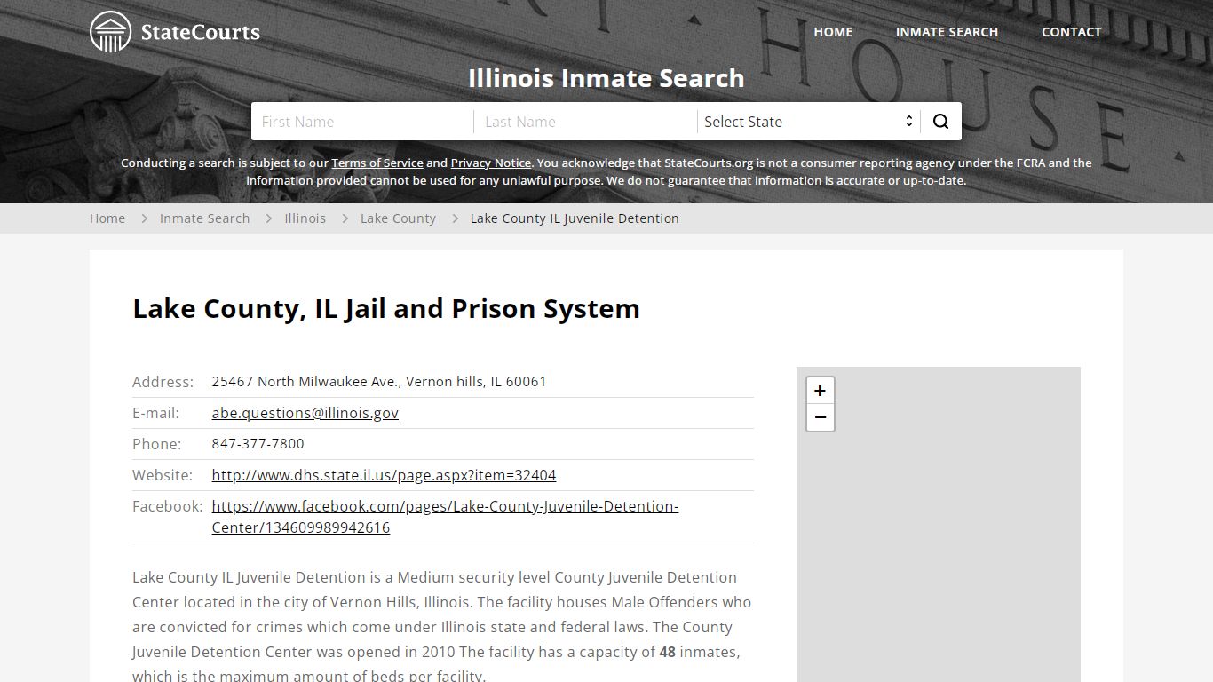 Lake County IL Juvenile Detention Inmate Records Search, Illinois ...